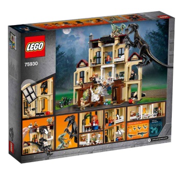 Lego set Jurassic world indoraptor rampage at Lockwood estate LE75930-4